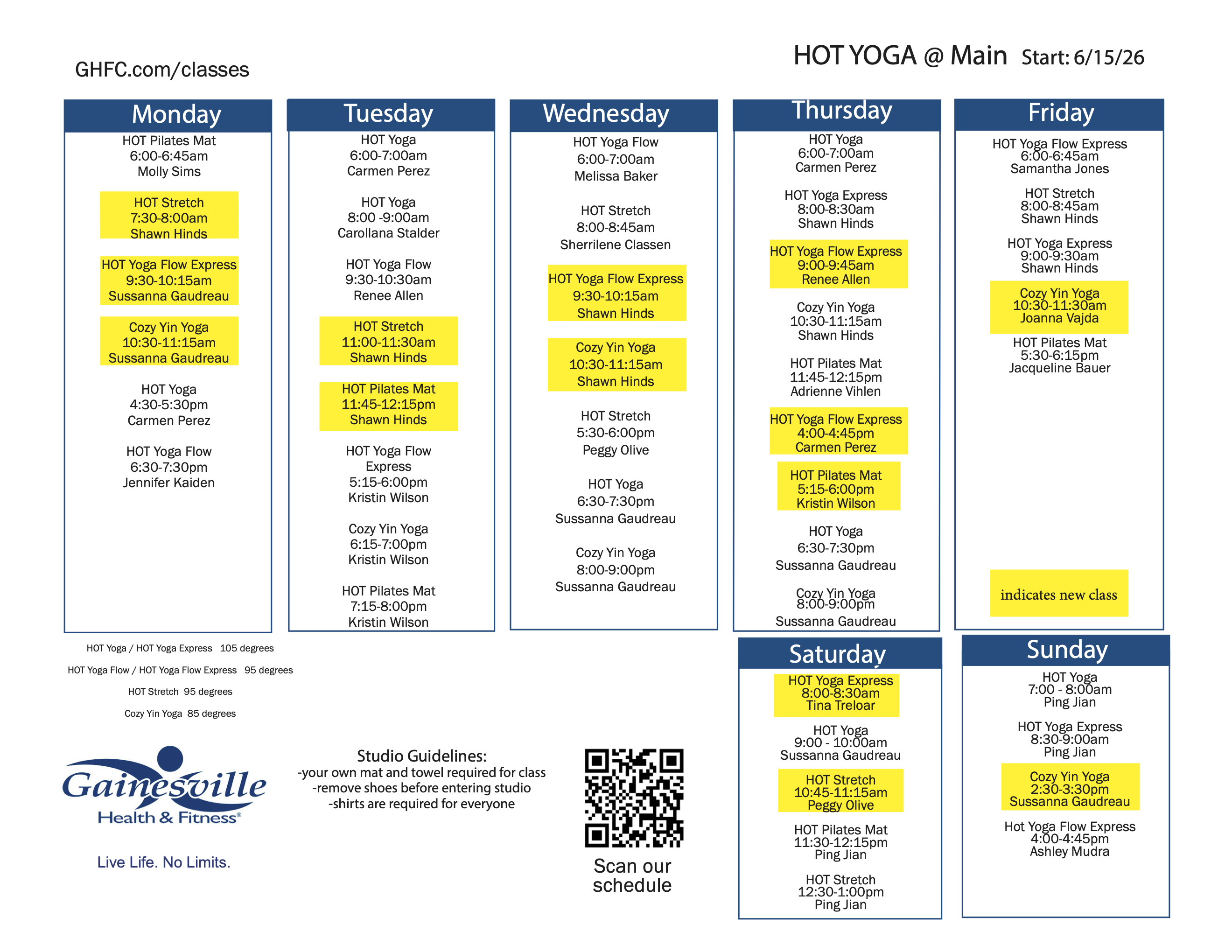 hot yoga studio new build in gainesville florida free class