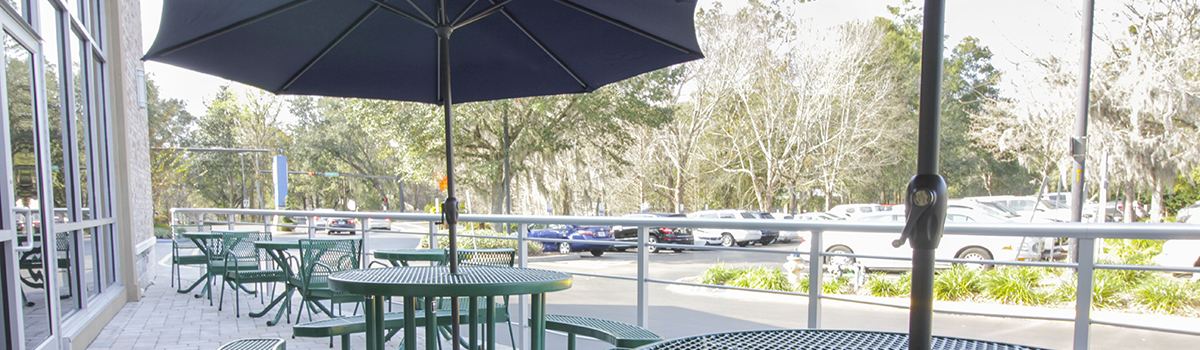 Outdoor Patio at GHF Main Center