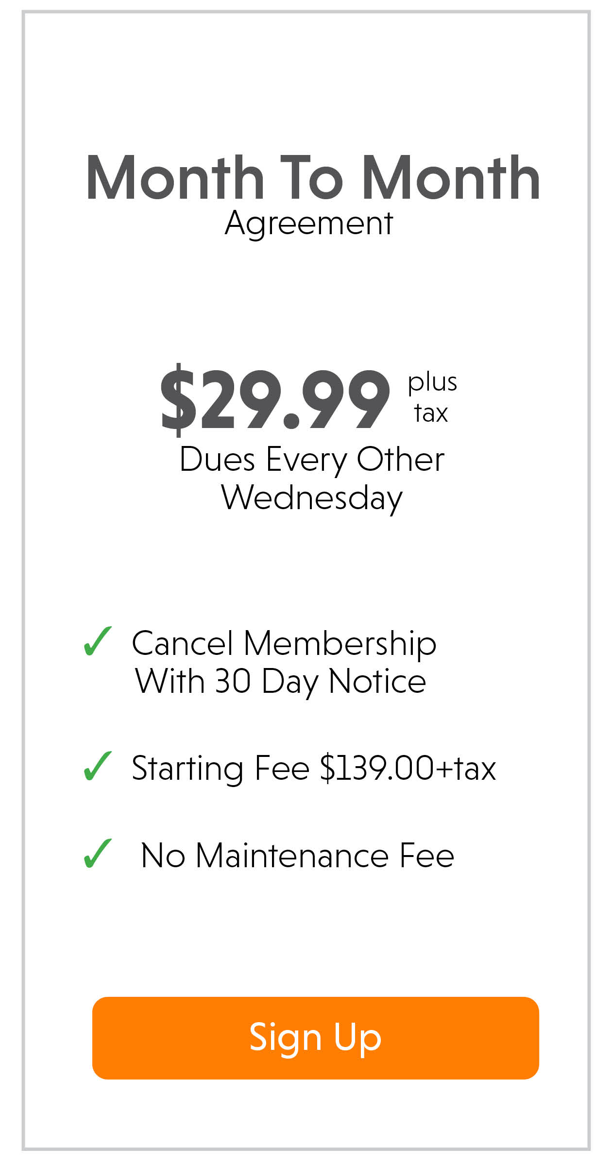 Month to month membership at gainesville health