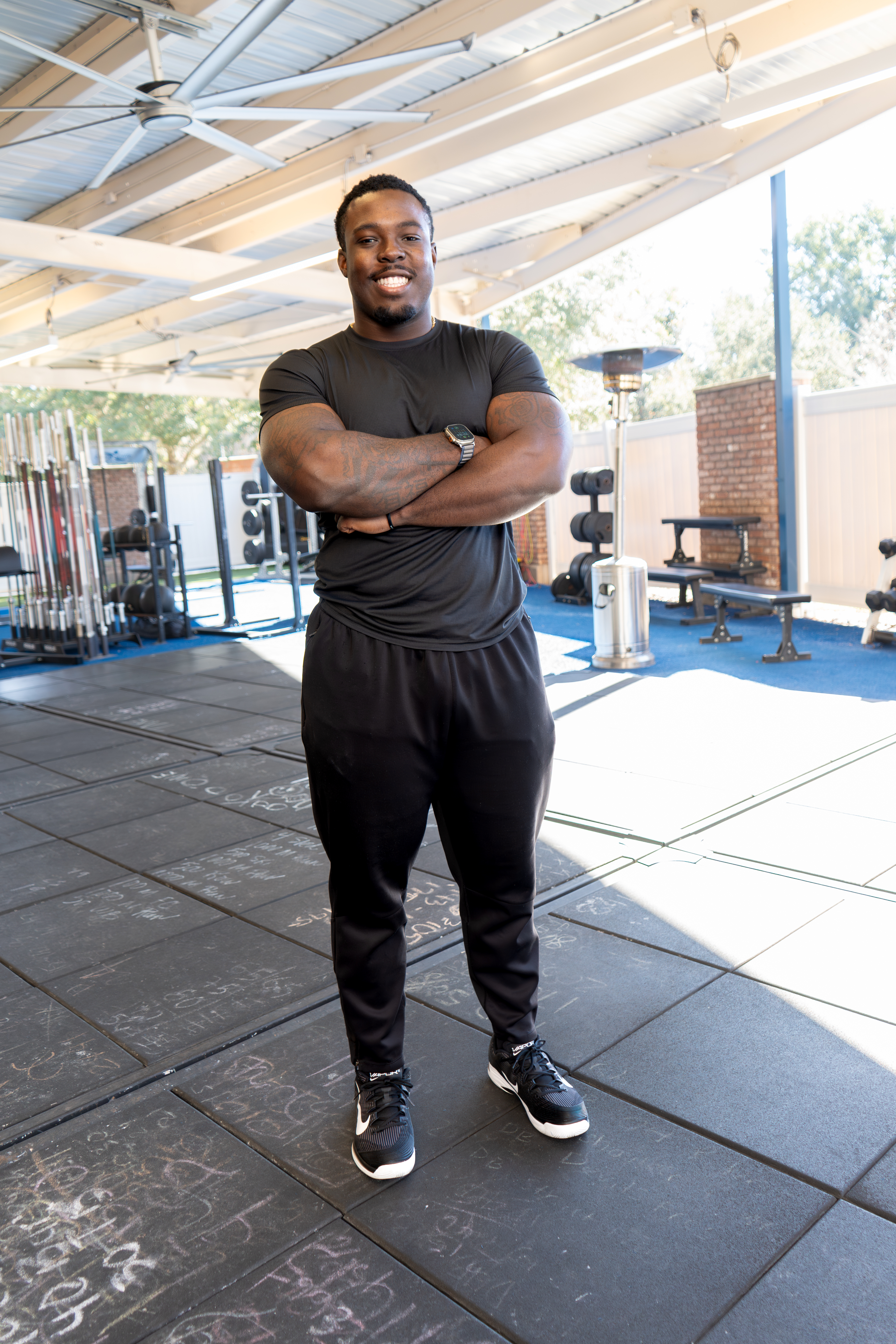 man working out smile ghf