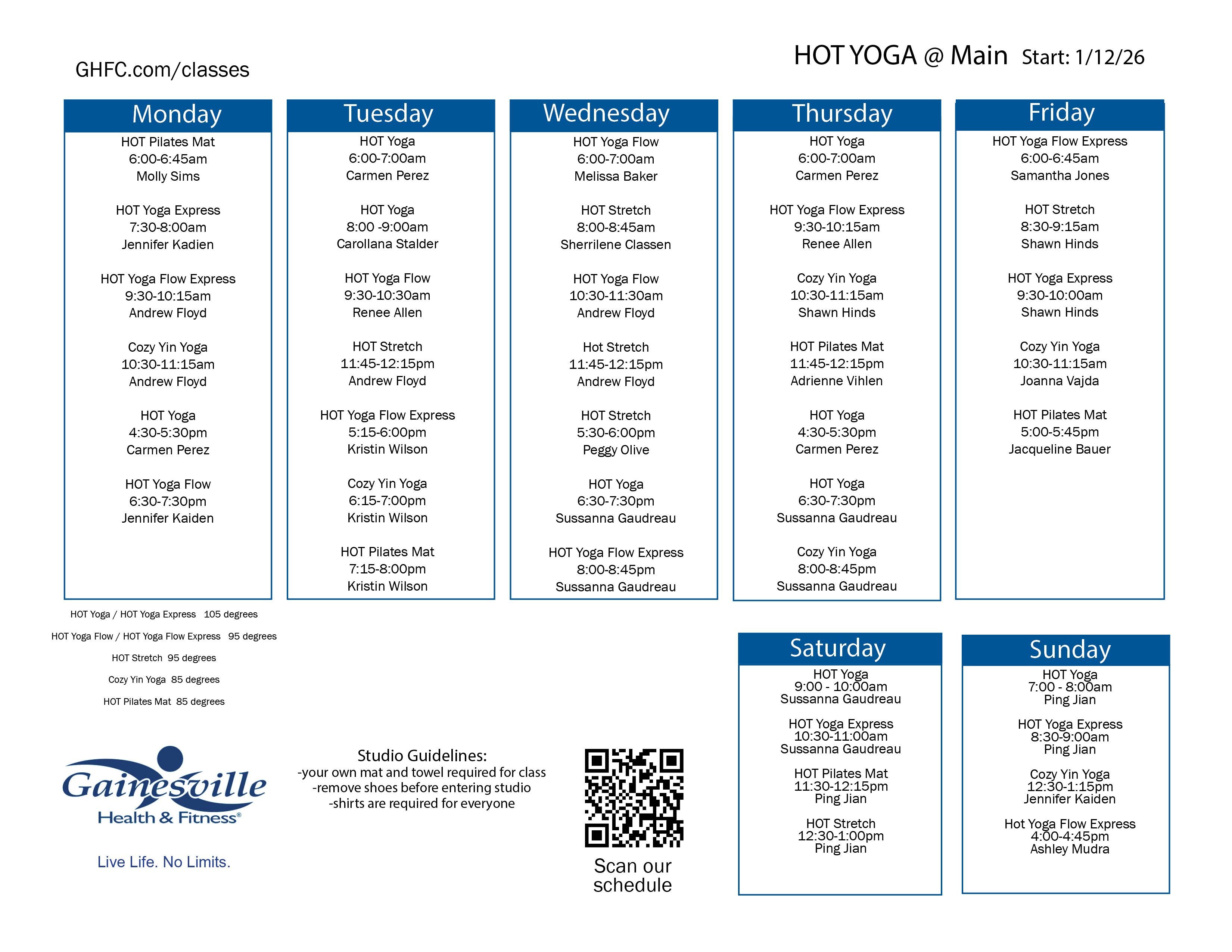 hot yoga studio new build in gainesville florida free class