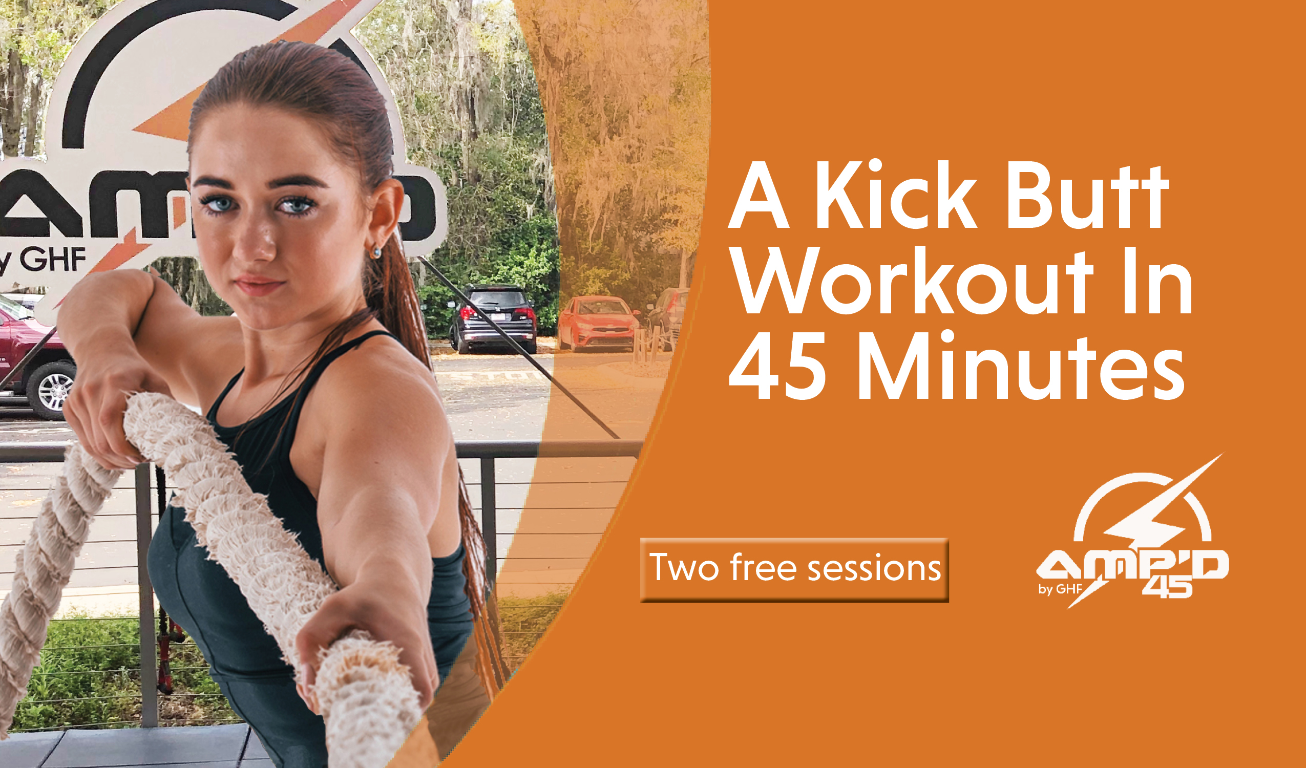 free classes of AMPD 45 min functional hiit workout class for small group fitness