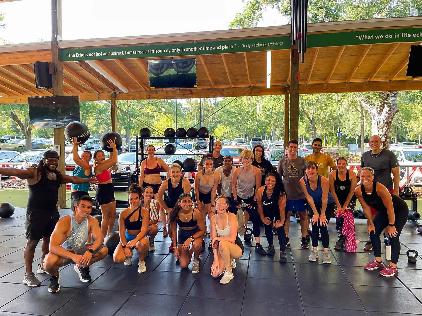 high intensity workout outdoors