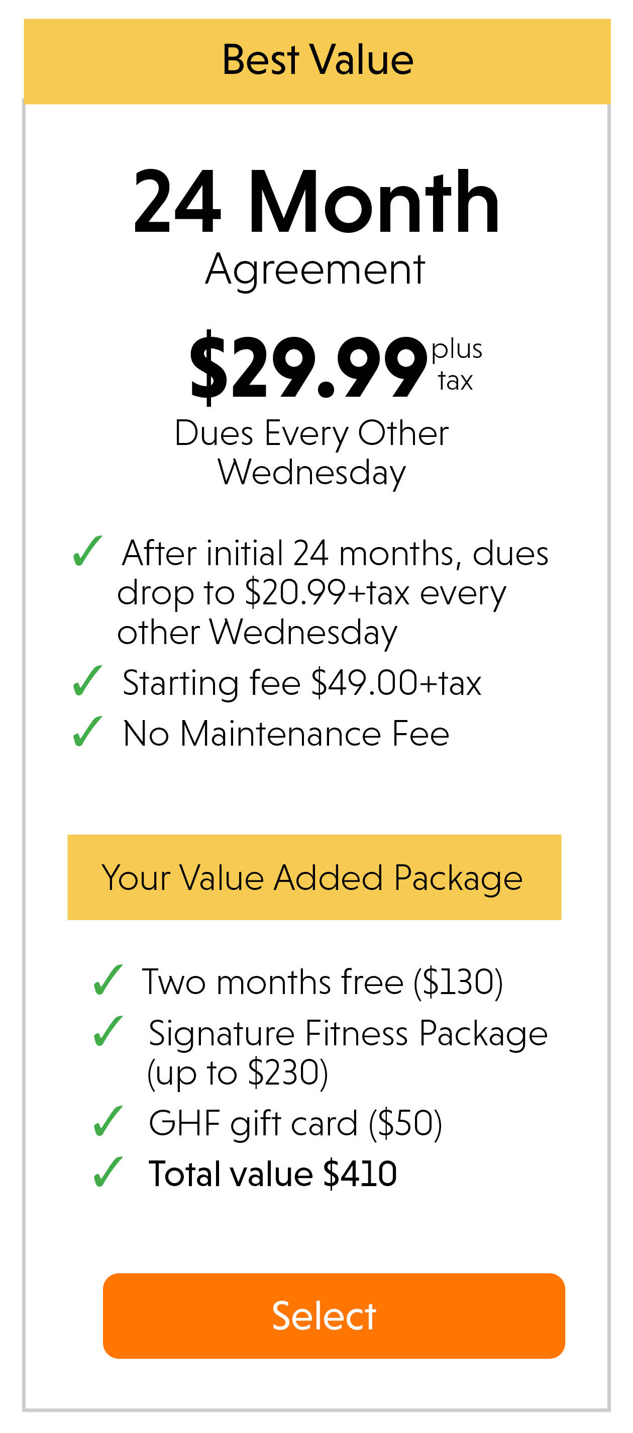 Corporate membership 24 month join online