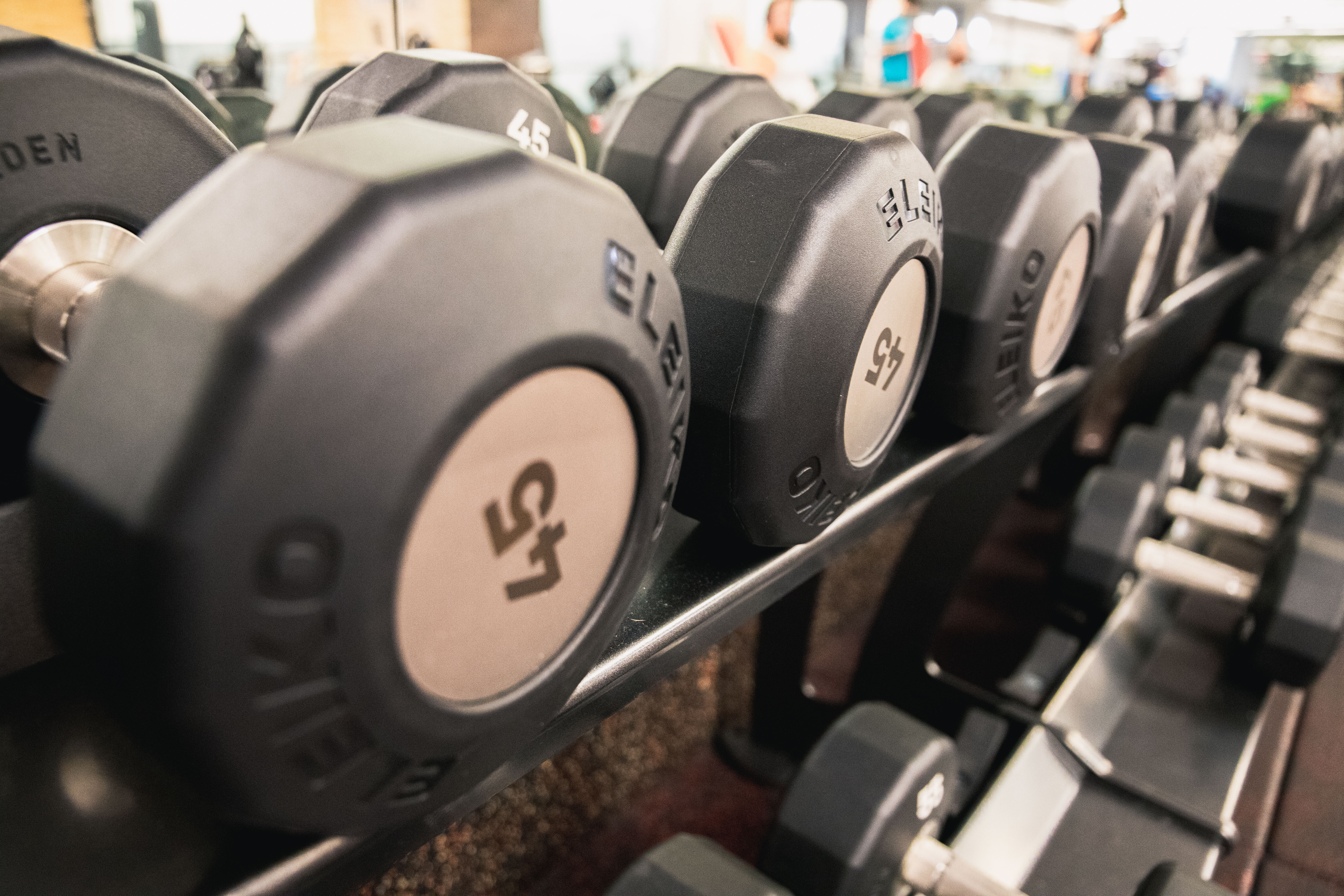 dumbbells strength gym