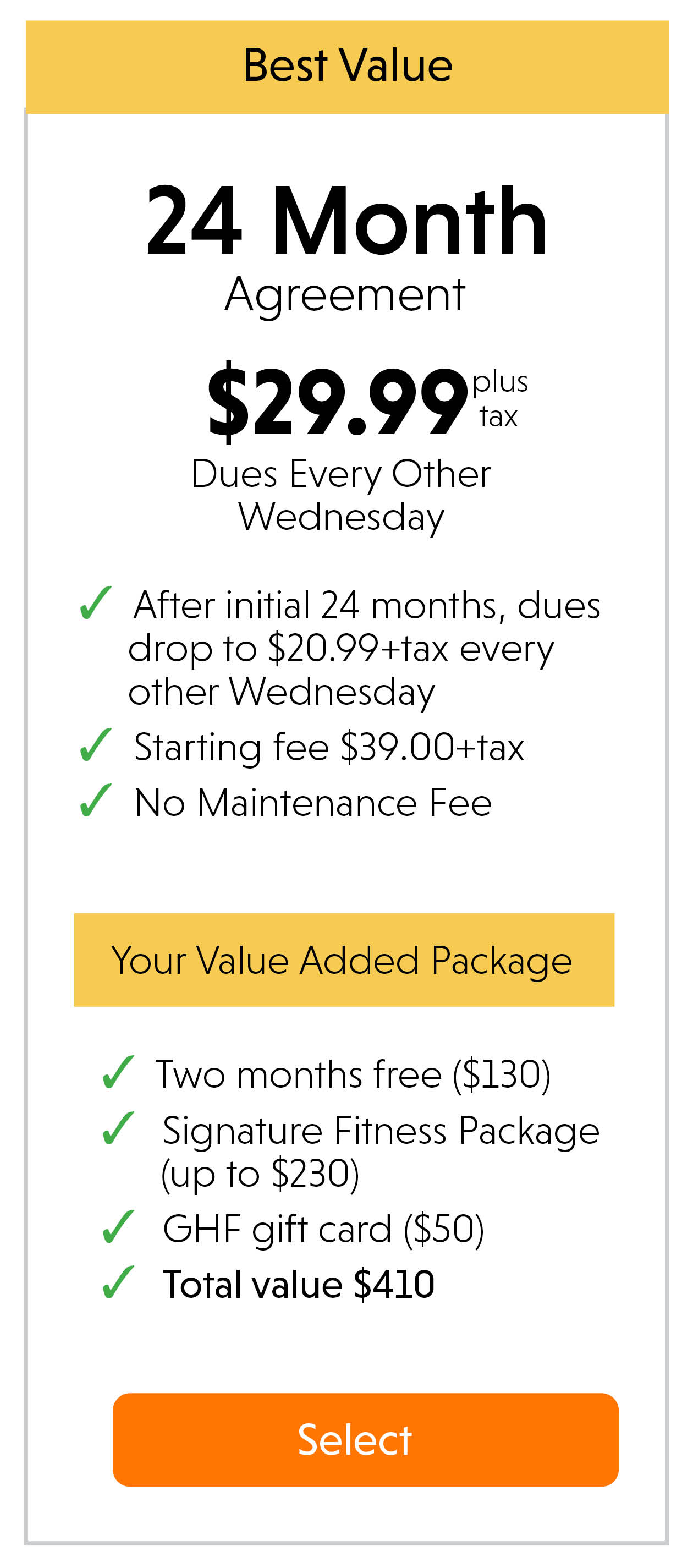 Corporate membership 24 month join online