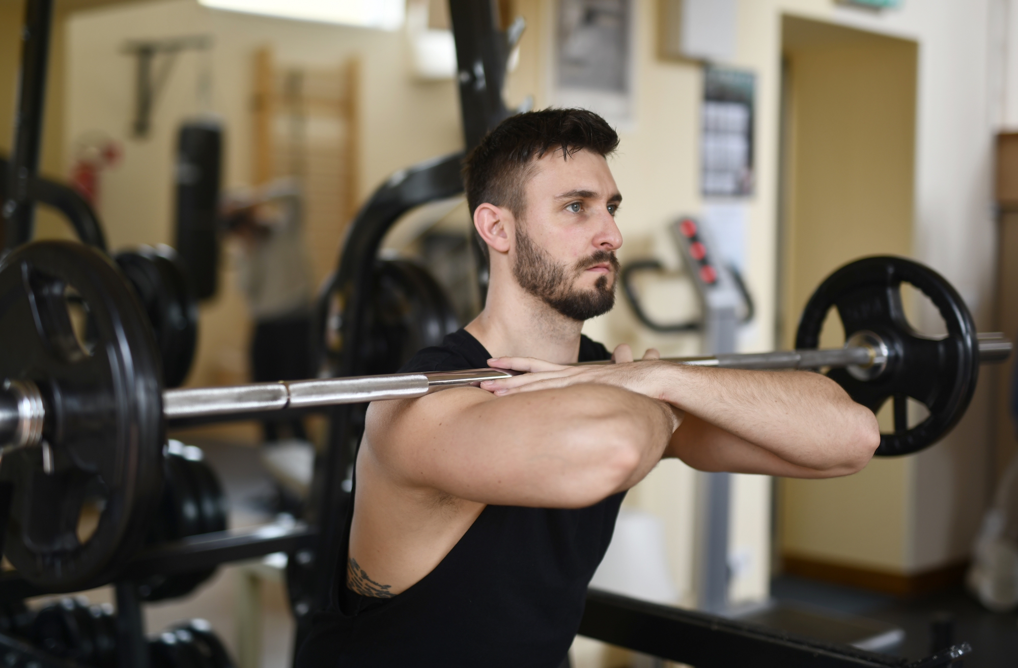 Healthy squat weights Gainesville gym